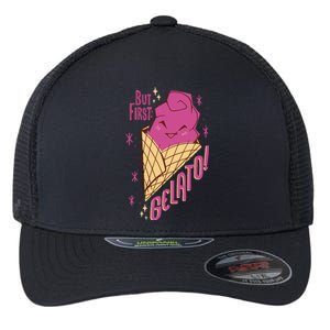 But First Gelato Cute Flexfit Unipanel Trucker Cap