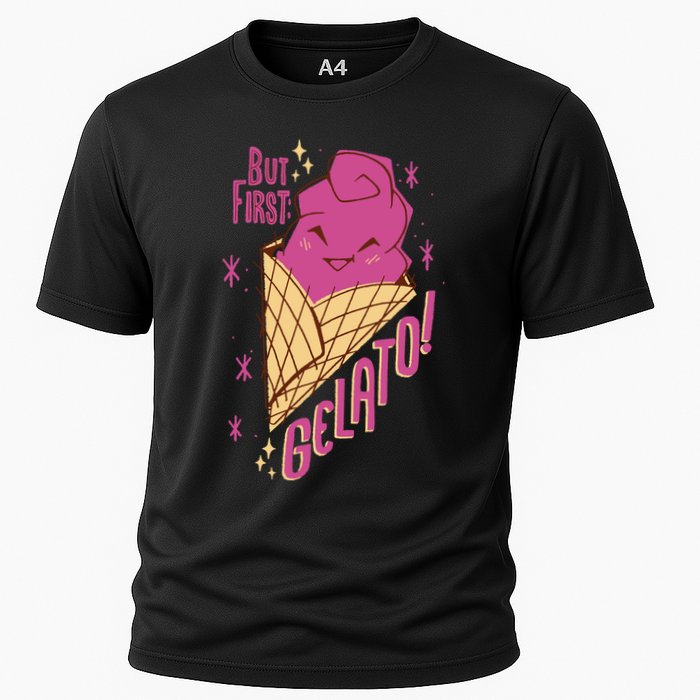 But First Gelato Cute Cooling Performance Crew T-Shirt
