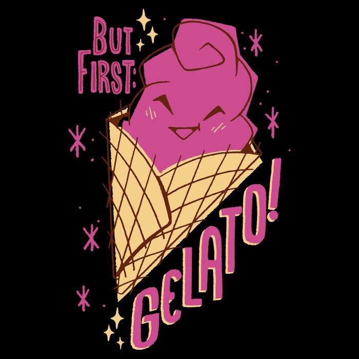 But First Gelato Cute Cooling Performance Crew T-Shirt