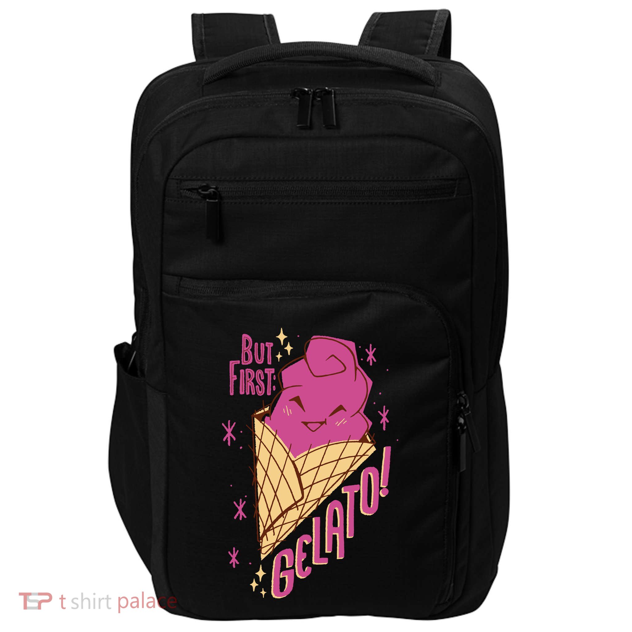 But First Gelato Cute Impact Tech Backpack