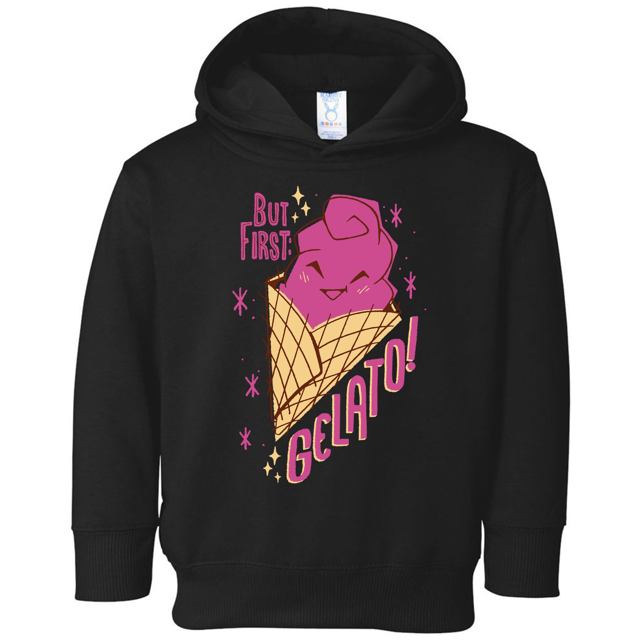 But First Gelato Cute Toddler Hoodie