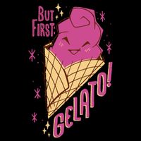 But First Gelato Cute Visor