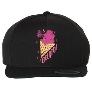 But First Gelato Cute Wool Snapback Cap