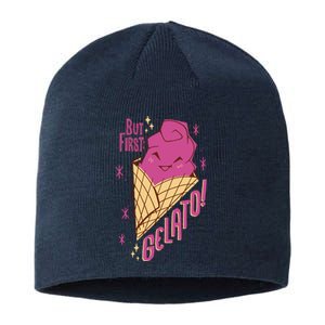 But First Gelato Cute Sustainable Beanie