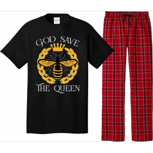 Bee Flowers God Save The Queen Nature Save The Bees Gift Pajama Set