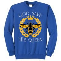 Bee Flowers God Save The Queen Nature Save The Bees Gift Sweatshirt