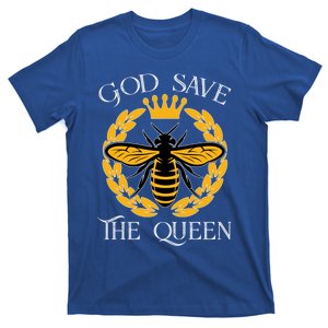 Bee Flowers God Save The Queen Nature Save The Bees Gift T-Shirt