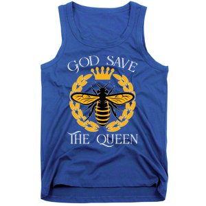 Bee Flowers God Save The Queen Nature Save The Bees Gift Tank Top