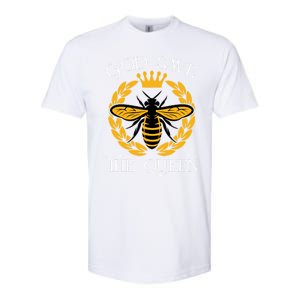 Bee Flowers God Save The Queen Nature Save The Bees Gift Softstyle CVC T-Shirt