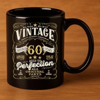 Birthday For Him 60th Birthday Aged To Perfection 11oz C Handle Ceramic Mug