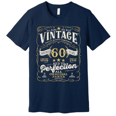 Birthday For Him 60th Birthday Aged To Perfection Premium T-Shirt