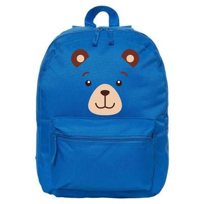 Bear Face Halloween Costume Gift 16 in Basic Backpack