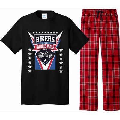 Bikers For Harris Walz 2024 Harris Waltz 2024 Election Pajama Set