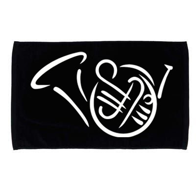 Bugle french horn Microfiber Hand Towel