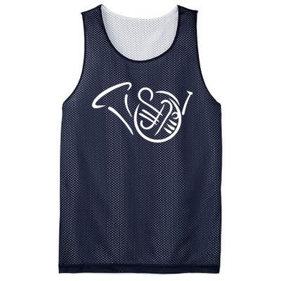 Bugle french horn Mesh Reversible Basketball Jersey Tank