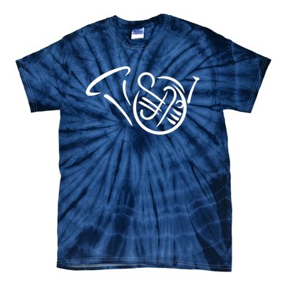 Bugle french horn Tie-Dye T-Shirt