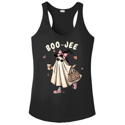 Boojee Funny Halloween Boujee Shopping Ghost Fall Ladies PosiCharge Competitor Racerback Tank