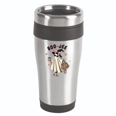 Boojee Funny Halloween Boujee Shopping Ghost Fall 16oz Travel Tumbler