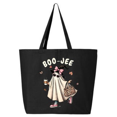 Boojee Funny Halloween Boujee Shopping Ghost Fall 25L Jumbo Tote