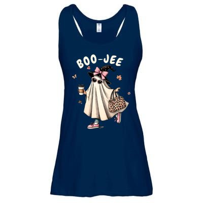 Boojee Funny Halloween Boujee Shopping Ghost Fall Ladies Essential Flowy Tank