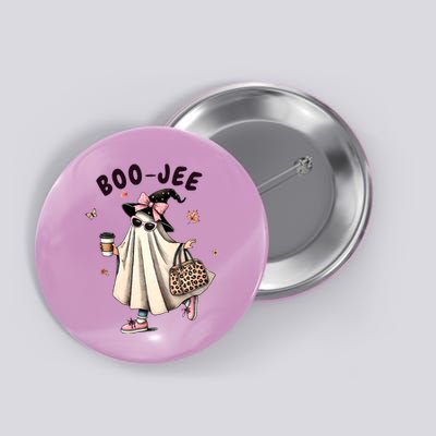Boojee Funny Halloween Boujee Shopping Ghost Fall Button