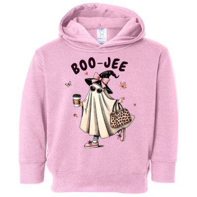Boojee Funny Halloween Boujee Shopping Ghost Fall Toddler Hoodie