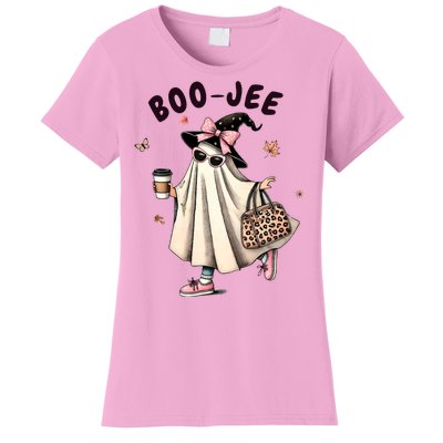 Boojee Funny Halloween Boujee Shopping Ghost Fall Women's T-Shirt