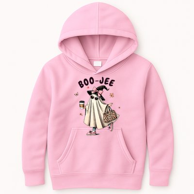 Boojee Funny Halloween Boujee Shopping Ghost Fall Kids Hoodie