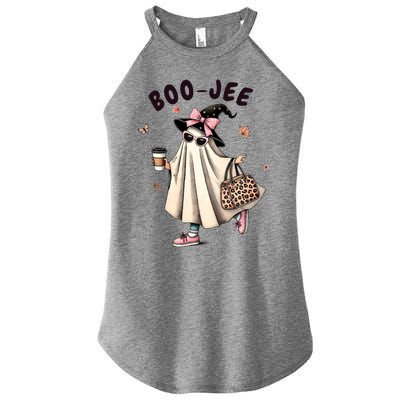 Boojee Funny Halloween Boujee Shopping Ghost Fall Women's Perfect Tri Rocker Tank