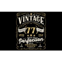 Birthday For Him 77th Birthday Aged To Perfection Bumper Sticker