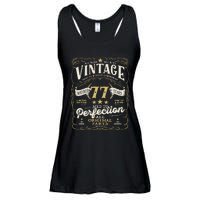 Birthday For Him 77th Birthday Aged To Perfection Ladies Essential Flowy Tank