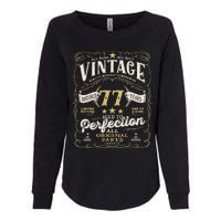 Birthday For Him 77th Birthday Aged To Perfection Womens California Wash Sweatshirt