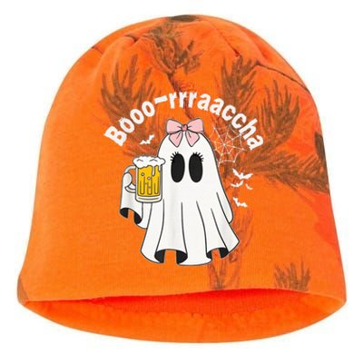 Booracha Funny Halloween Ghost Beer Design Borracha Kati - Camo Knit Beanie