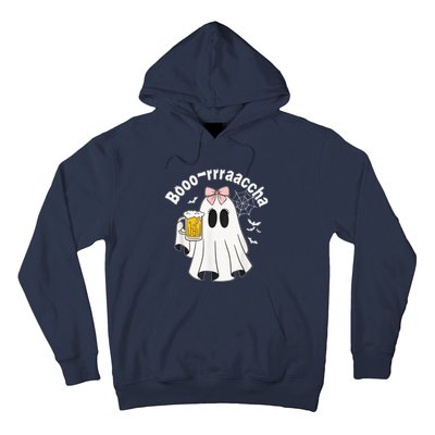 Booracha Funny Halloween Ghost Beer Design Borracha Hoodie