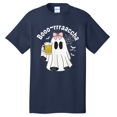 Booracha Funny Halloween Ghost Beer Design Borracha Tall T-Shirt