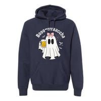 Booracha Funny Halloween Ghost Beer Design Borracha Premium Hoodie