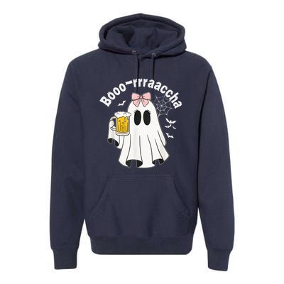 Booracha Funny Halloween Ghost Beer Design Borracha Premium Hoodie