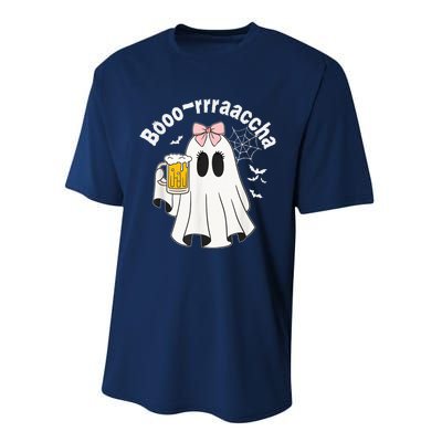 Booracha Funny Halloween Ghost Beer Design Borracha Performance Sprint T-Shirt