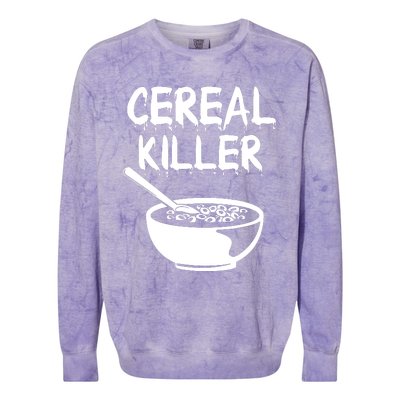 Breakfast Food Humor Colorblast Crewneck Sweatshirt