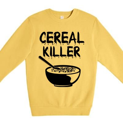 Breakfast Food Humor Premium Crewneck Sweatshirt