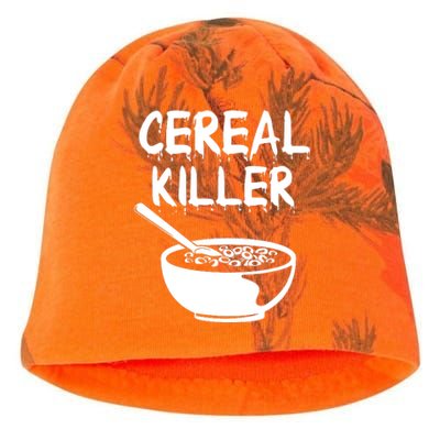 Breakfast Food Humor Kati - Camo Knit Beanie