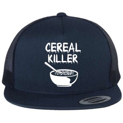 Breakfast Food Humor Flat Bill Trucker Hat