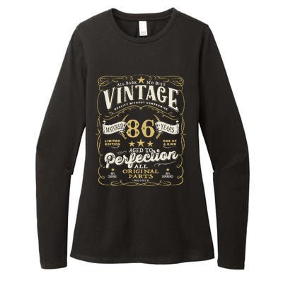 Birthday For Him 86th Birthday Aged To Perfection Womens CVC Long Sleeve Shirt