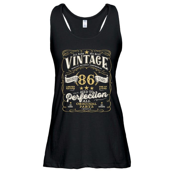 Birthday For Him 86th Birthday Aged To Perfection Ladies Essential Flowy Tank