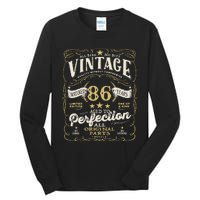 Birthday For Him 86th Birthday Aged To Perfection Tall Long Sleeve T-Shirt