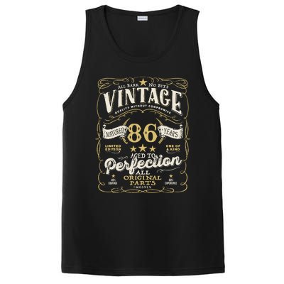 Birthday For Him 86th Birthday Aged To Perfection PosiCharge Competitor Tank