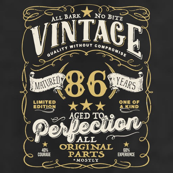 Birthday For Him 86th Birthday Aged To Perfection Hat