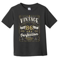 Birthday For Him 86th Birthday Aged To Perfection Toddler T-Shirt