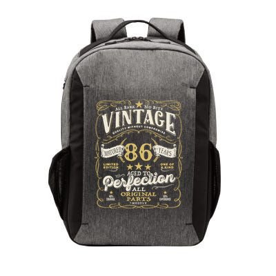 Birthday For Him 86th Birthday Aged To Perfection Vector Backpack