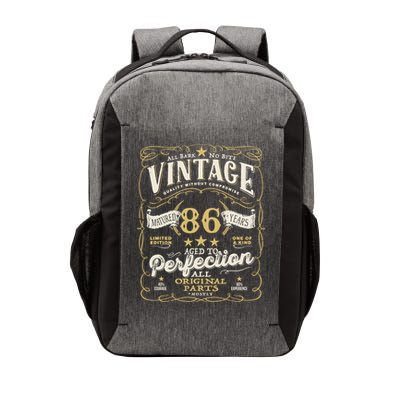 Birthday For Him 86th Birthday Aged To Perfection Vector Backpack